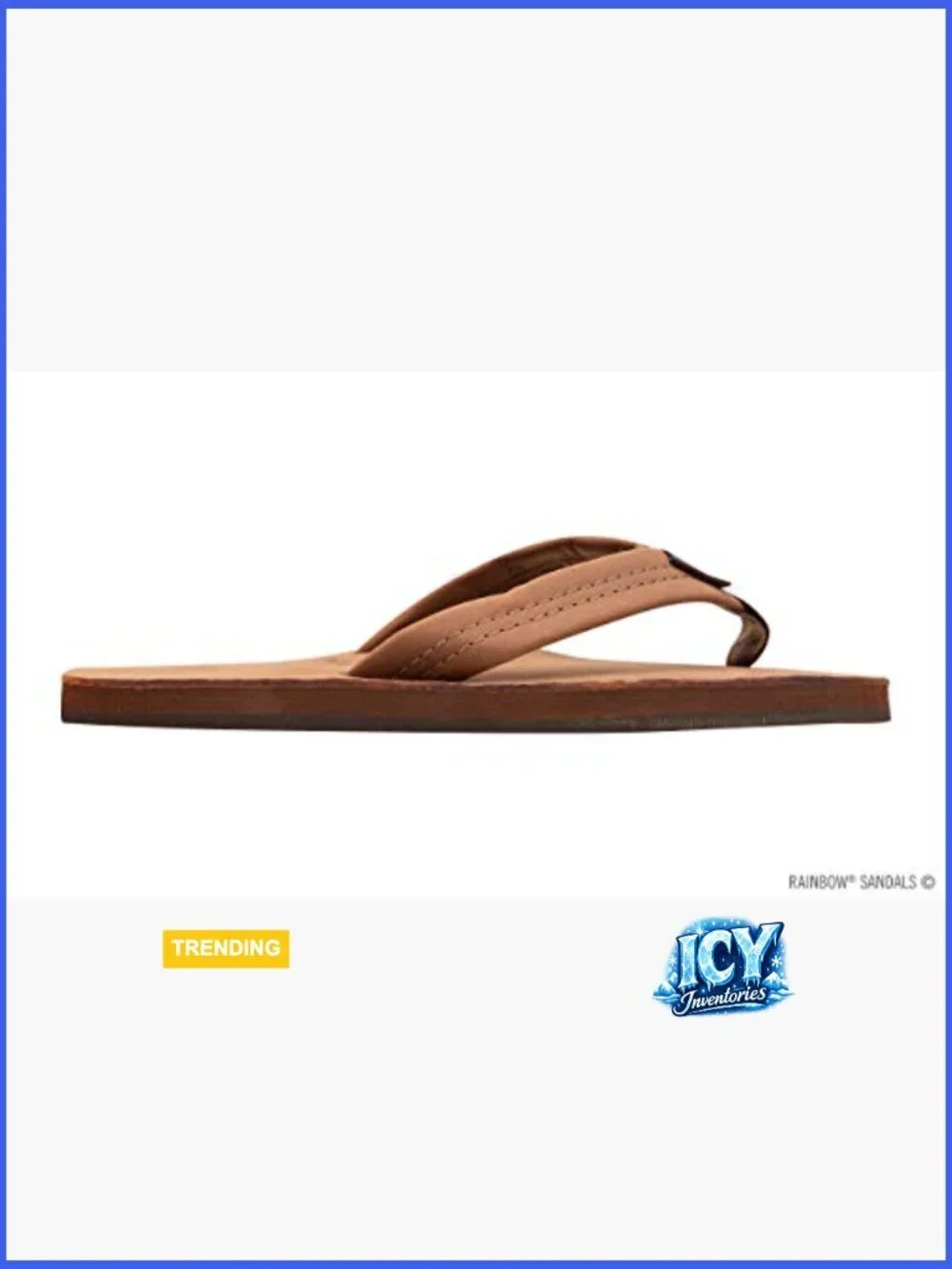 Men's Single Layer Premier Leather Sandals